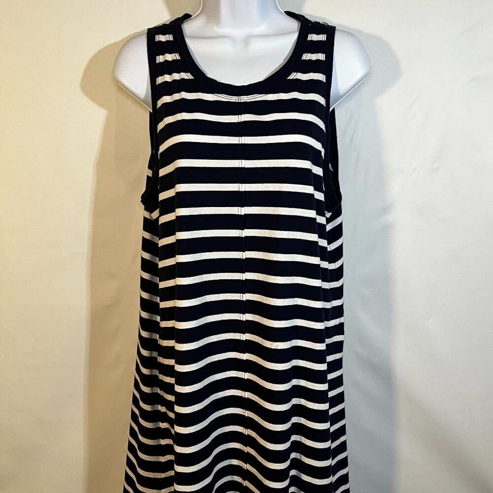 Gap Nautical T-Shirt Dress- blue and white stripes- Size L
